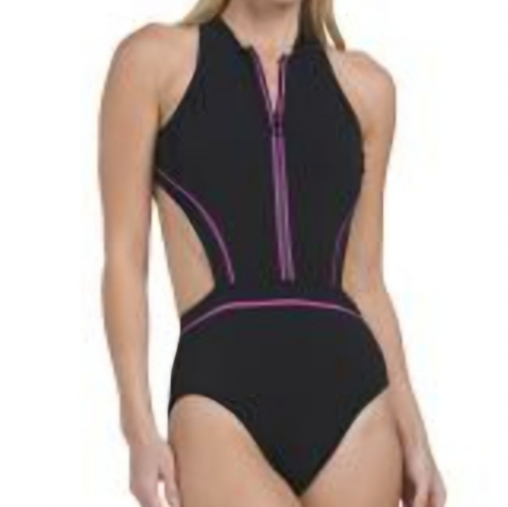 Free Sport Duke High Neck Cut Out One Piece